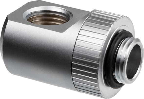 Produktbild EKWB EK-Quantum Torque Winkel 90 Grad G1/4 Zoll AG auf G1/4 Zoll IG - drehbar, Satin Tita