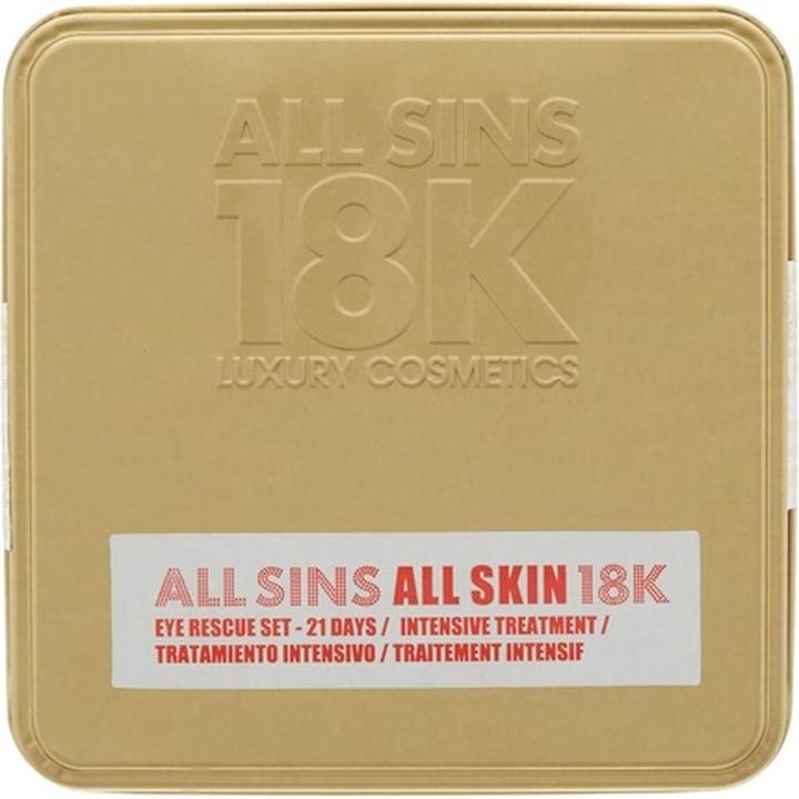 Actual product image All Sins18k All Sins 18k All Skin Eye Rescue 21 Days Intensive Treatment Set 2 Pieces (Eye care set, Day + Night, 200 g)