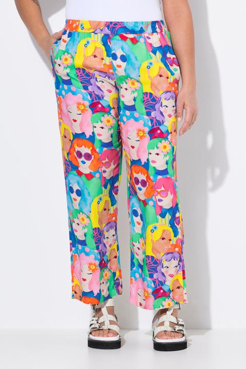 Actual product image Angel of Style Hose, weites Bein, Gesichterdruck (56)