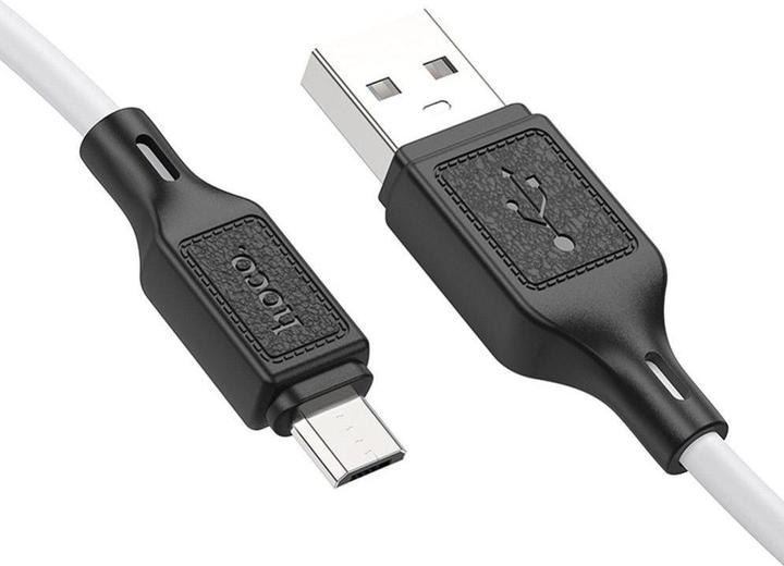 Image du produit Hoco USB-A to microUSB X90, 18W, 2A, 1m, blanc (1 m, USB 3.0, 18 W)