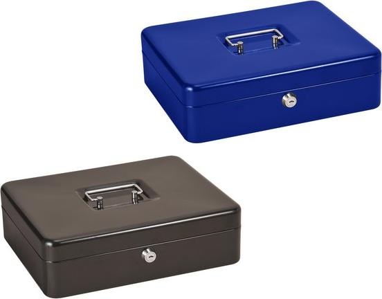 Axentia Cash box, approx. 30 x 9 x 23.5 cm