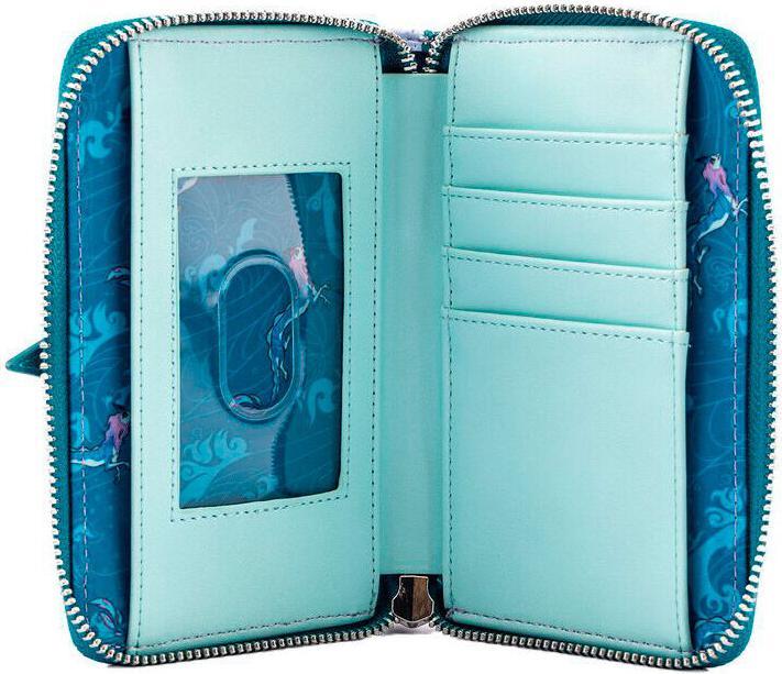 Actual product image Loungefly Disney Raya and The Ultimate Dragon sisu Wallet, Purple, One Size, Casual