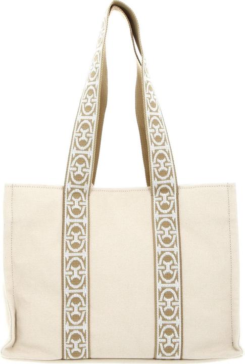 Actual product image Coccinelle Never Without Bag Ribbon Handbag Canvas Fabric