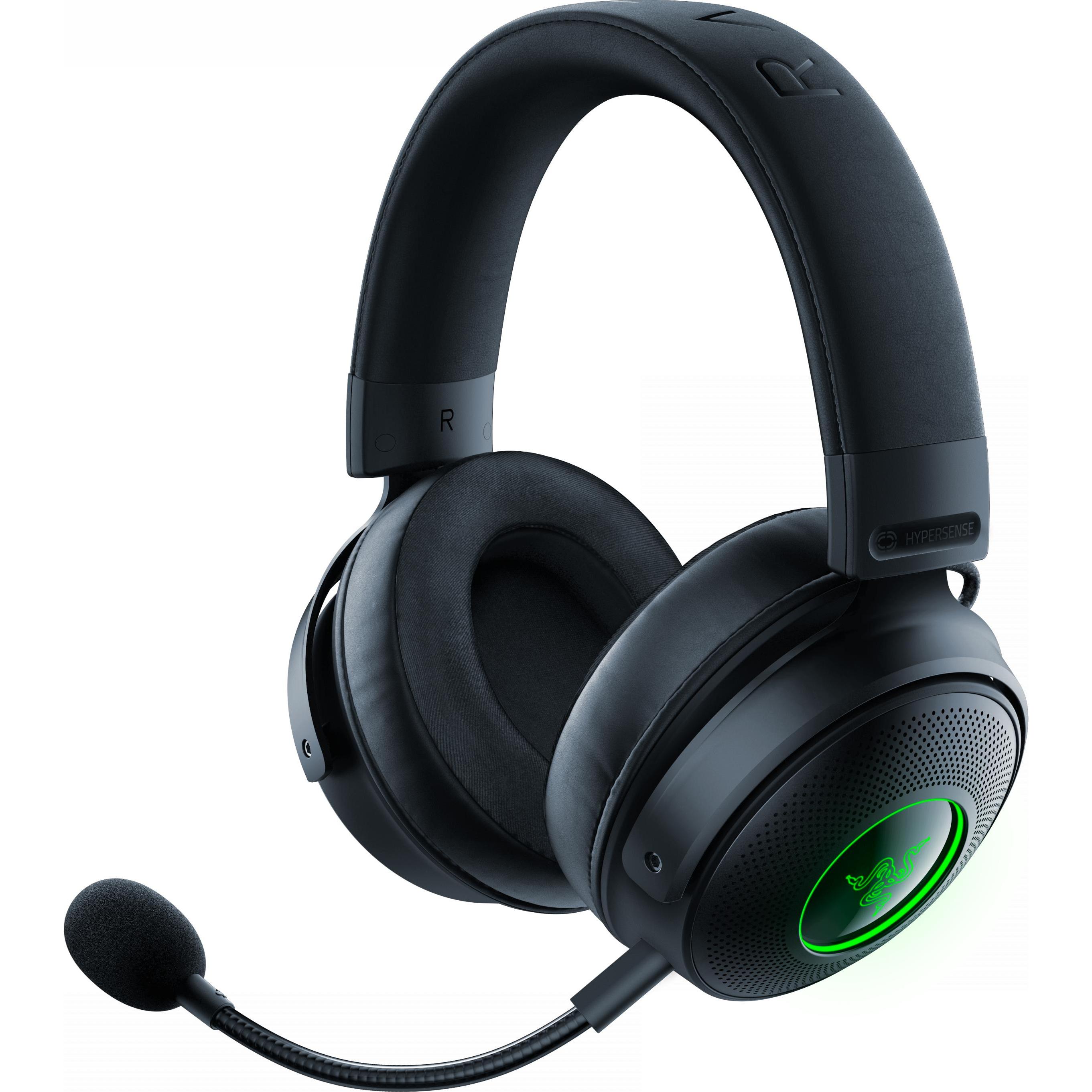 Razer Kraken V3 Pro (Kabellos, Kabelgebunden), Gaming Headset, Schwarz
