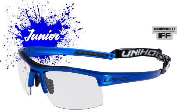 Produktbild Unihoc Eyewear ENERGY junior-blau (One Size)