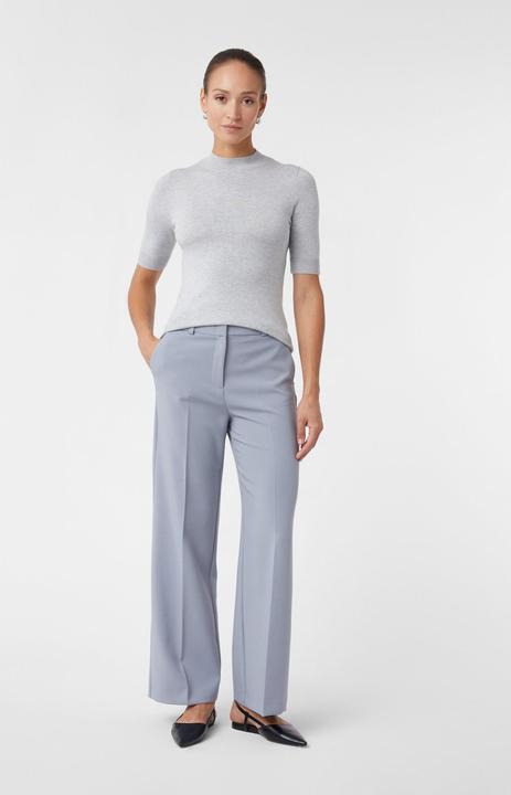 Produktbild Comma Strickpullover Kurzärmeliger Feinstrickpullover mit angedeutetem Stehkragen- (46)