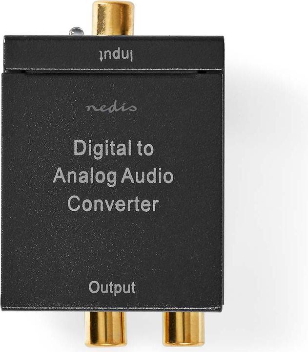 Immagine prodotto Nedis Convertitore audio digitale a 1 via Connessione Ingresso: 1x RCA digitale / 1x TosLink Connessione (0.05 m)