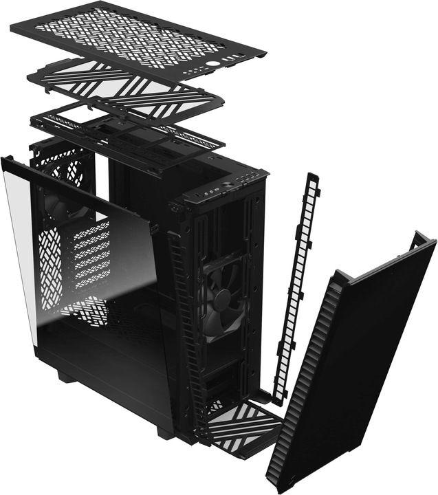 Image du produit Fractal Define 7 Compact Black TG Dark (ATX, mATX, Mini-ITX)