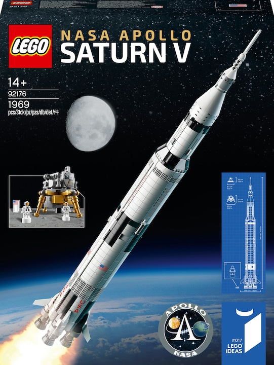 LEGO NASA Apollo Saturn V (92176, LEGO Ideas, LEGO difficiles à trouver)