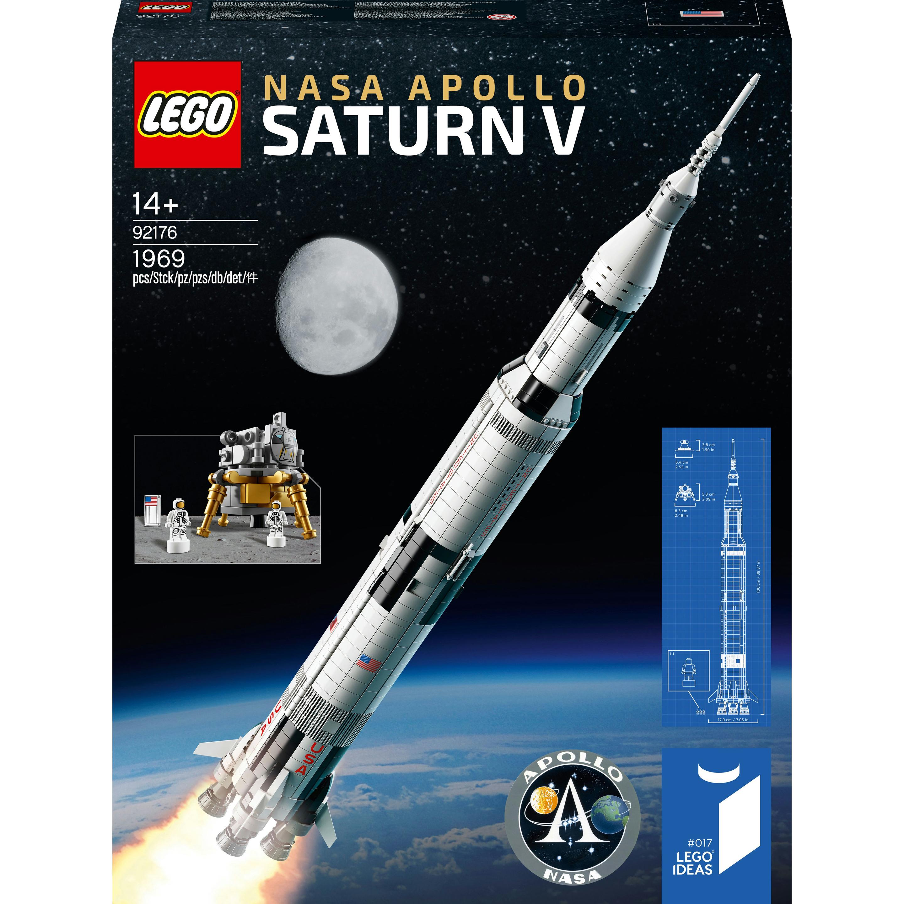 LEGO NASA Apollo Saturn V (92176, LEGO Ideas, LEGO Seltene Sets)