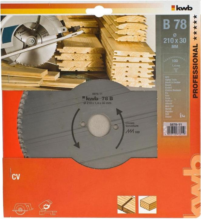 Image du produit kwb ø 210 x 30 mm, Z72, 1 pc.