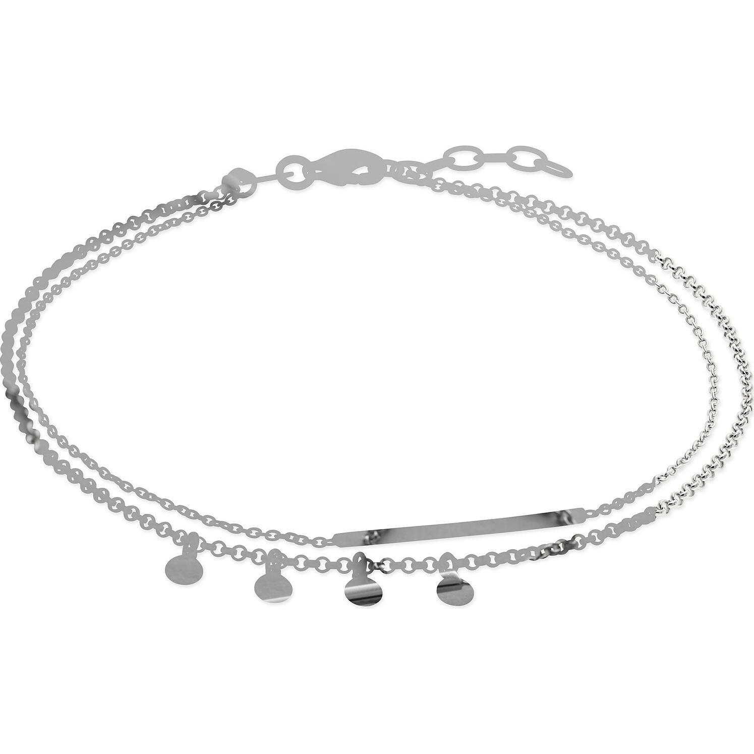 Favs, Fussschmuck, Fusskette, (925er Silber, 27 cm)