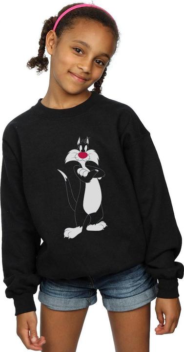 Produktbild Looney Tunes Sylvester Crossed Arms Sweatshirt Mädchen (140, 146)