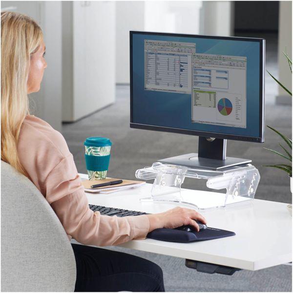 Actual product image Fellowes Clarity Adjustable Monitor Stand w. Doc Holder (Table)