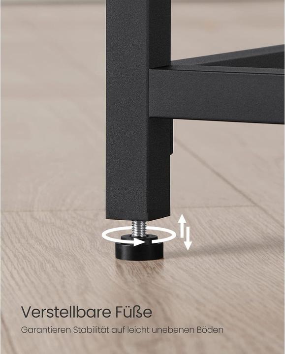 Image du produit Songmics Computertisch Bürotisch 100x50x76cm Schwarz (50 x 100 x 76 cm)