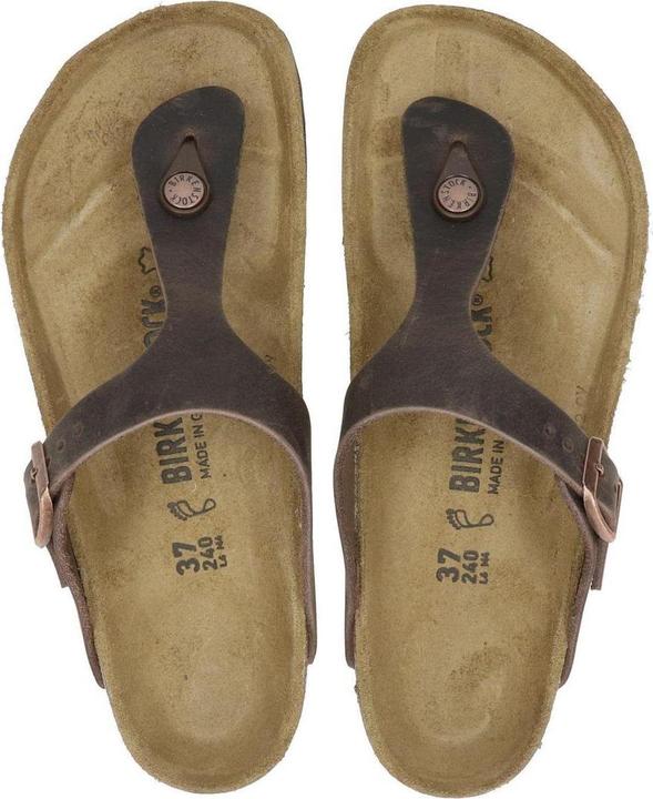 Actual product image Birkenstock Giza Nubuck Leather Normal (39)