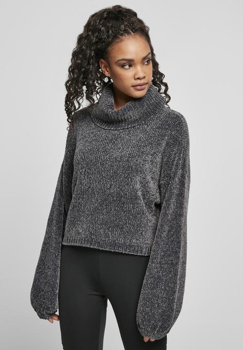 Produktbild Urban Classics Ladies Short Chenille Turtleneck Sweater - 13801 (5XL)