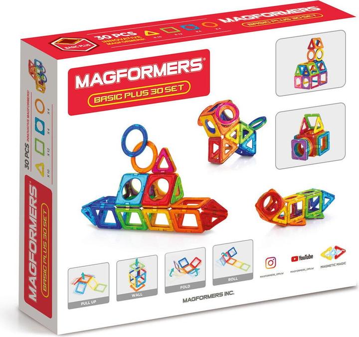 Actual product image Magformers Basic set Plus