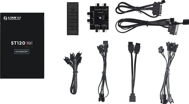 Image du produit Lian-Li ST120 RGB PWM fan, 3-pack incl. contrôleur (120 mm, 3 x)