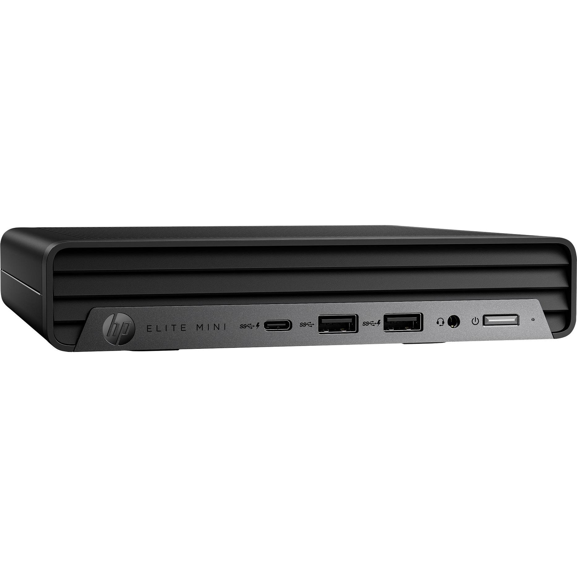 HP Elite Mini 800 G9 (512 GB, 16 GB, Intel Core i5-14500), PC, Schwarz