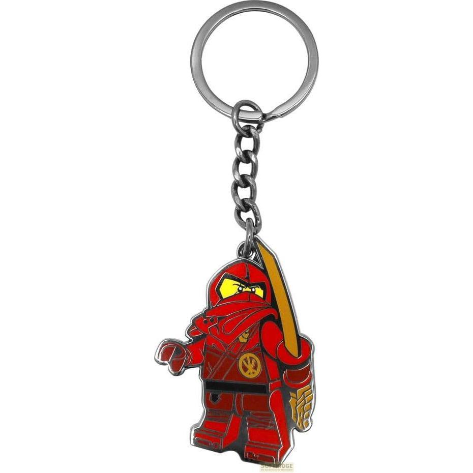 LEGO, Schlüsselanhänger, Ninjago Kai Email-Schlüsselanhänger 7,5 cm, Silber