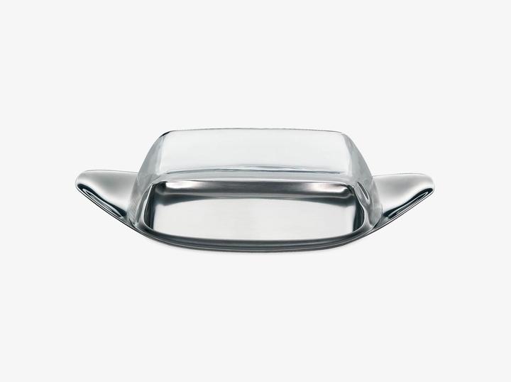 Produktbild WMF Butterdose Butterschale 22 x 11cm Kunststoffhaube Wagenfeld Edelstahl matt