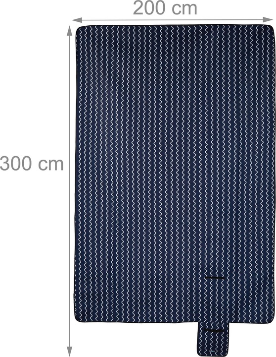 Actual product image Relaxdays Picnic blanket