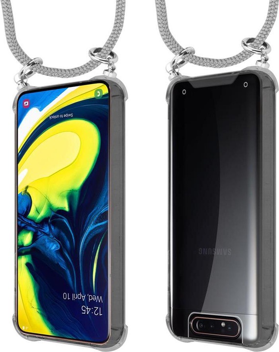 Produktbild Cadorabo TPU Handy Kette SILBER Cover