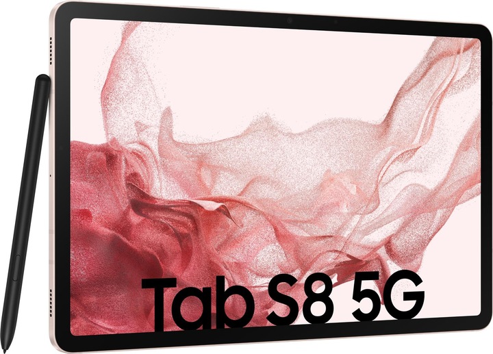 Produktbild Samsung Galaxy Tab S8 (5G, 11", 128 GB, Pink Gold)