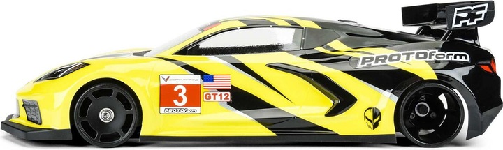Produktbild Proline Karosserie Chevrolet Corvette C8 unlackiert, 1:12