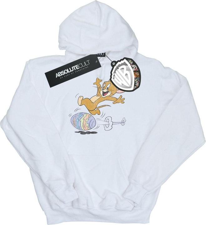Immagine prodotto Tom & Jerry Egg Run Felpa con Cappuccio Uomo (M)