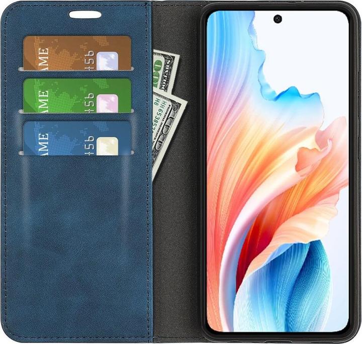 Actual product image Cover-Discount OPPO A79 5G - Stand Flip Case Cover blue (Oppo A79)