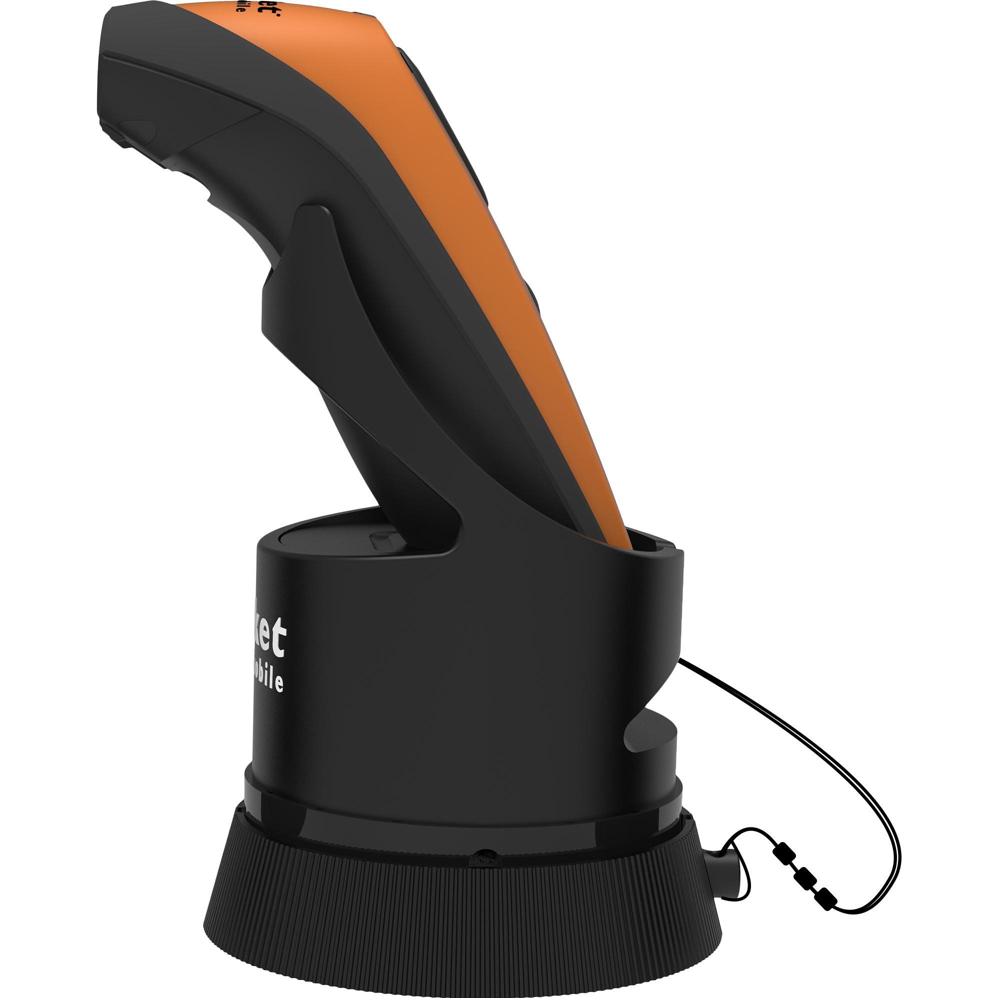 Socket CHARGING DOCK+SEC BASE F/600/700, Lettore codice a barre, Nero