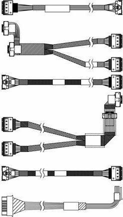 Actual product image Lenovo ISG ThinkSystem SR650 V3 2.5inch Chassis Front BP1 NVMe Cable Kit