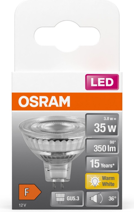 Produktbild Osram Led Star Mr16 (GU5.3, 3.80 W, 354 lm, 1 x, F)