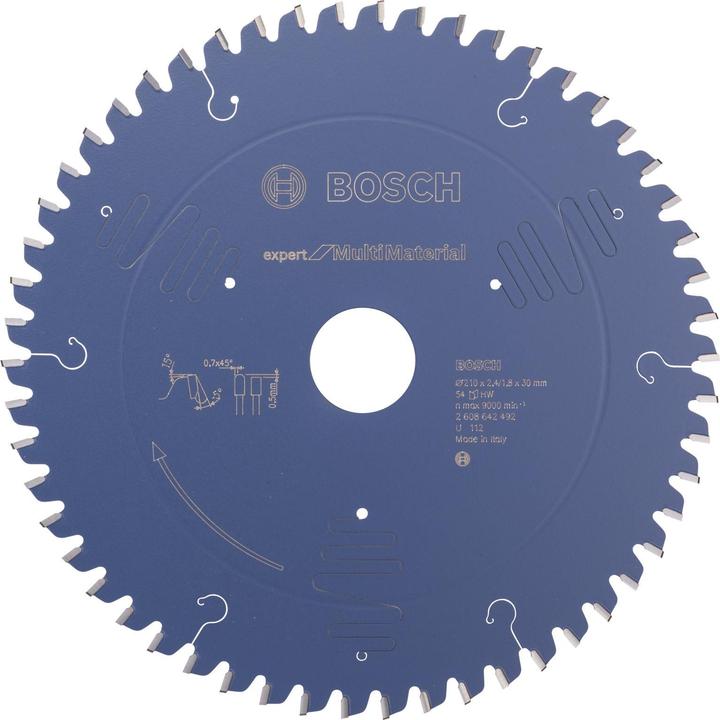 Produktbild Bosch Professional Zubehör Kreissägeblatt Expert for Multi Material, 210 x 30 x 2,4 mm, 54