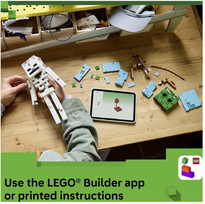 Actual product image LEGO Das Minecraft-Skelett (LEGO Minecraft)