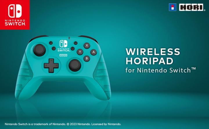 Image du produit HORI Nintendo Switch Wireless HORIPAD (Teal) - Officially Licensed By Nintendo - Nintendo Switch (Switch)