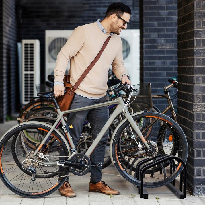 Actual product image Relaxdays Bicycle stand