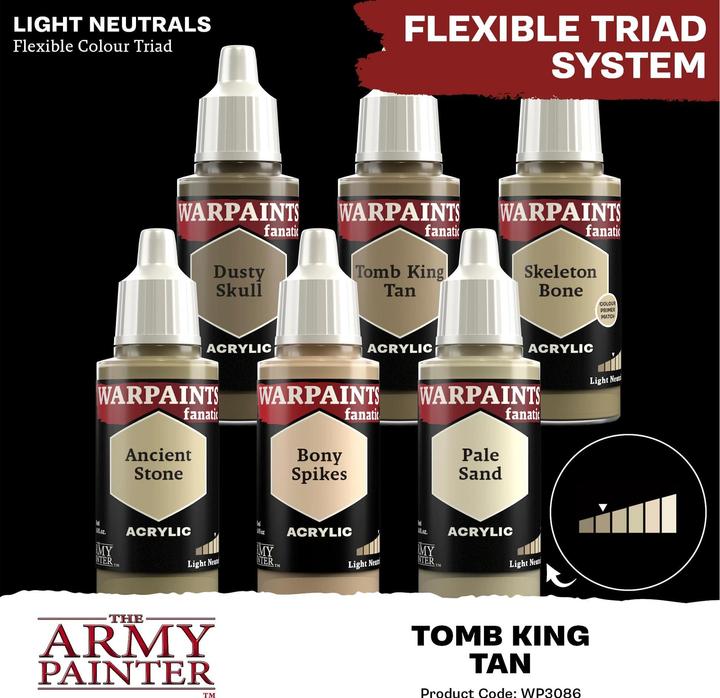 Actual product image The Army Painter Colour Warpaints Fanatic: Tomb King Tan 18 ml