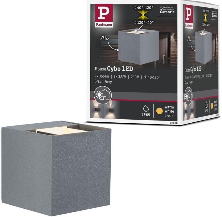 Actual product image Paulmann Cybo (355 lm, IP65)