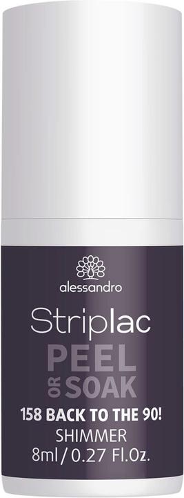 Produktbild Alessandro Striplac Peel or Soak - Back to the 90s! (Grau, Lila, Abziehbarer Nagellack)