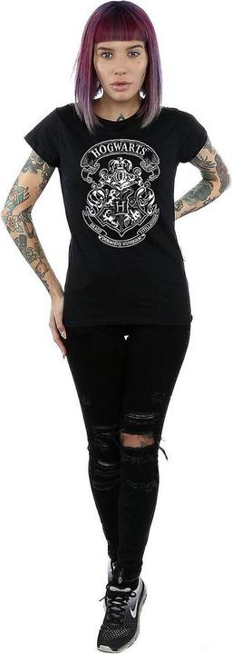 Immagine prodotto Maglietta in cotone con stemma di Hogwarts per donna/donna (M)