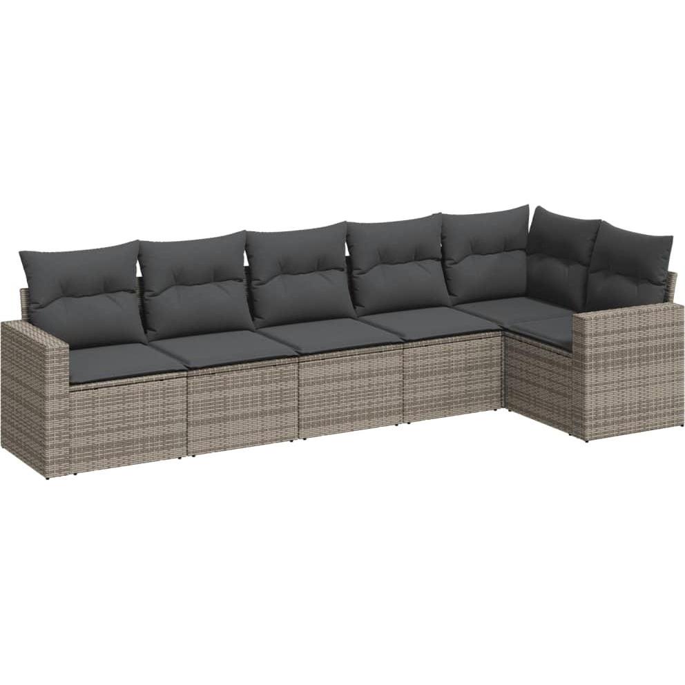 VidaXL, Gartenlounge, 10-tlg. Garten-Lounge-Set mit Kissen