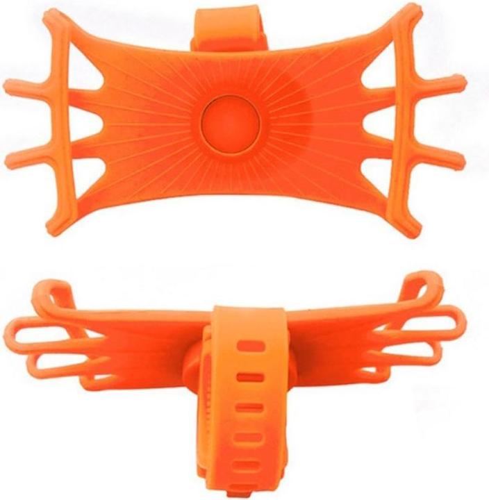 Actual product image Deltalabs Universal Fahrrad Velo Silikon Halterung 360° Drehbar Handy / Smartphone (4"- 6")