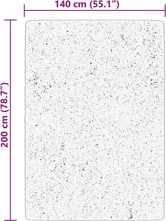 Actual product image vidaXL Teppich (140 x 200 cm)