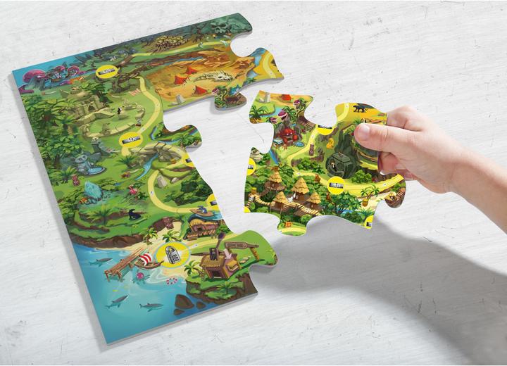 Actual product image Haba Find the code. Pirate Island (German)