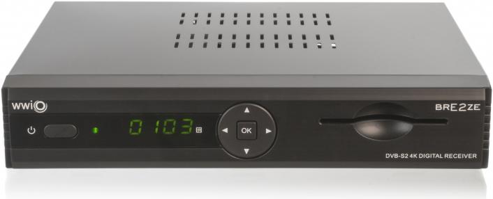 Actual product image WWiO BrE2ze 4K (5 GB, DVB-S2, CI Shaft, Hard drive)