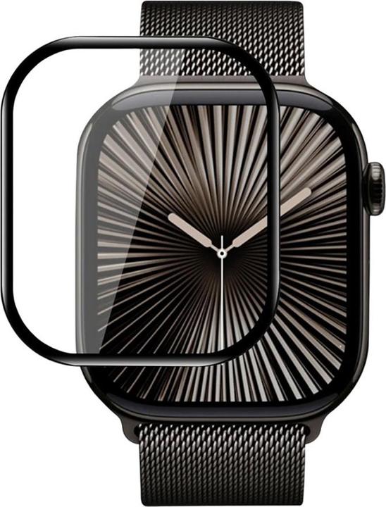 BlueO - High Molecule Screen Protector with Dust Removal Locator - Apple Watch 10 46mm - Black