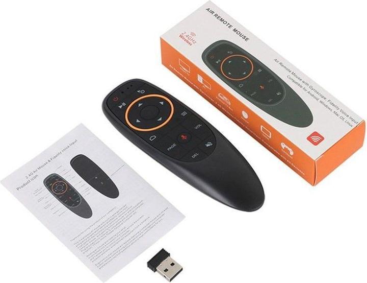 Immagine prodotto iLike CP G10s Air Mouse universale per Smart TV - Assistente vocale senza fili / telecomando IR e (Telecomando universale, Infrarossi)